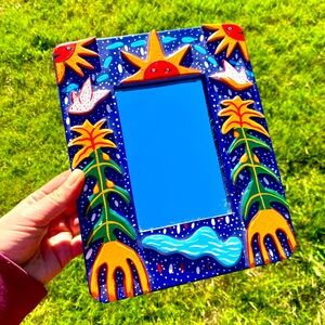 Colourful Bright Sun Mirror